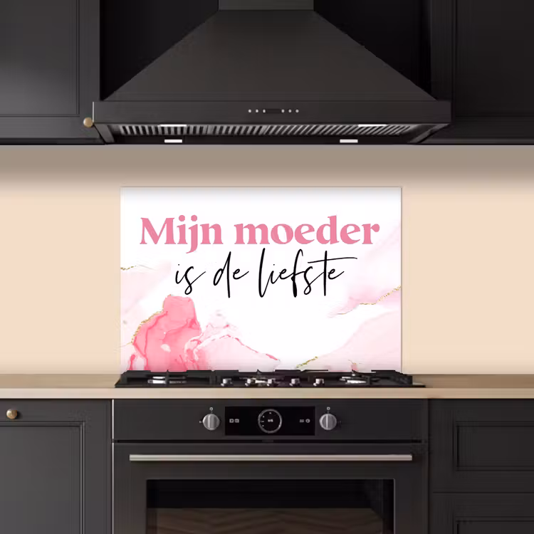 Paraschizzi cucina - Citazione - Mamma - Mia madre è la più dolce - Rosa — 5