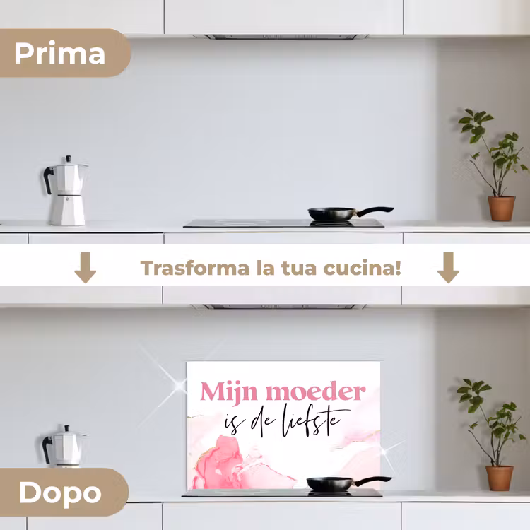 Paraschizzi cucina - Citazione - Mamma - Mia madre è la più dolce - Rosa — 7