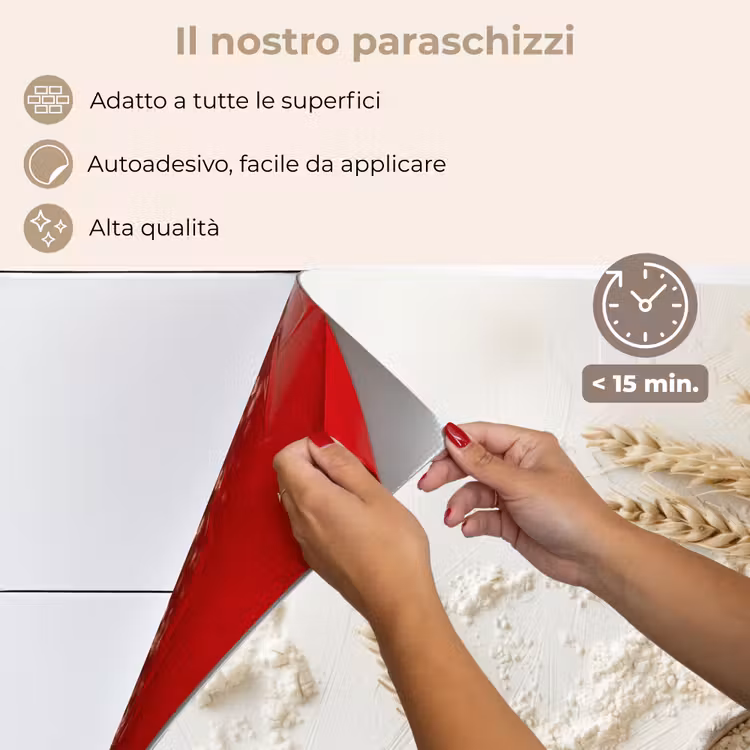 Paraschizzi cucina - Fiore - Legno - Grano — 4