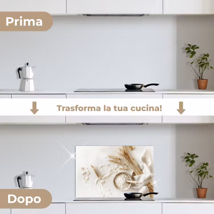 Paraschizzi cucina - Fiore - Legno - Grano — 7