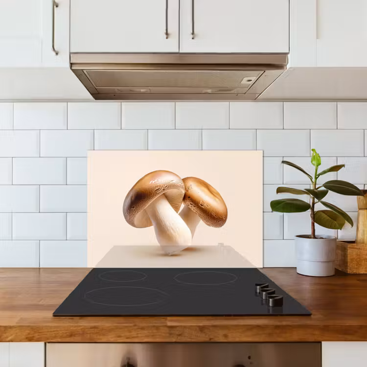 Paraschizzi cucina - Funghi - Morbido - Beige — 3