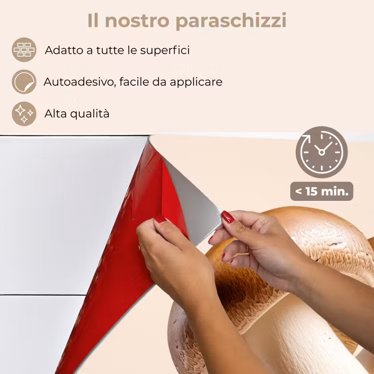 Paraschizzi cucina - Funghi - Morbido - Beige — 4