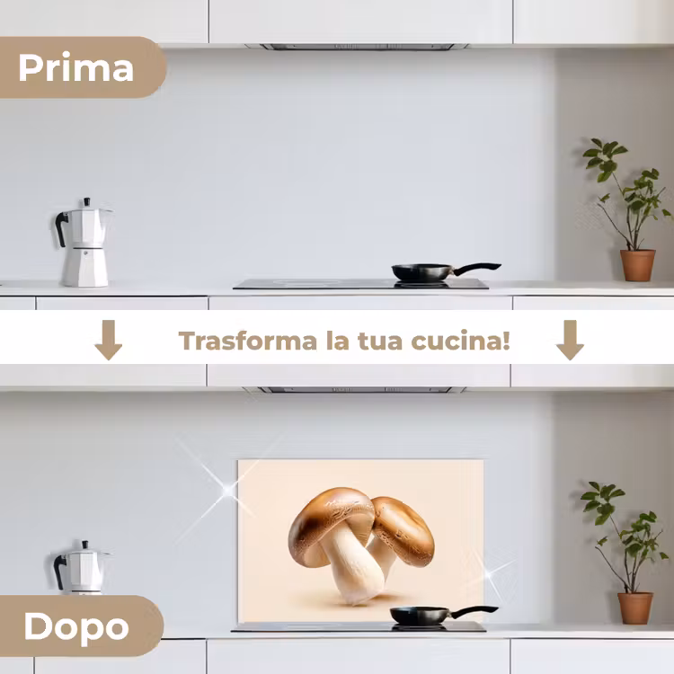 Paraschizzi cucina - Funghi - Morbido - Beige — 7