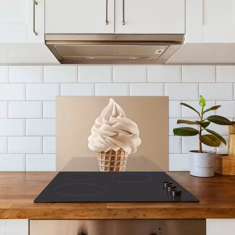Paraschizzi cucina - Gelato - Gelato soft - Cremoso - Corno - Beige — 3