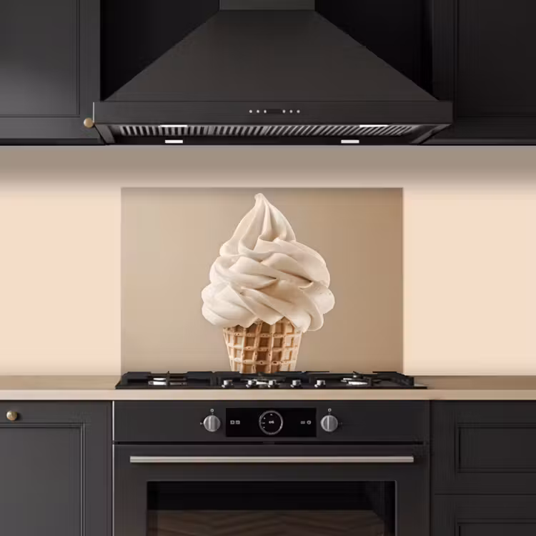 Paraschizzi cucina - Gelato - Gelato soft - Cremoso - Corno - Beige — 5