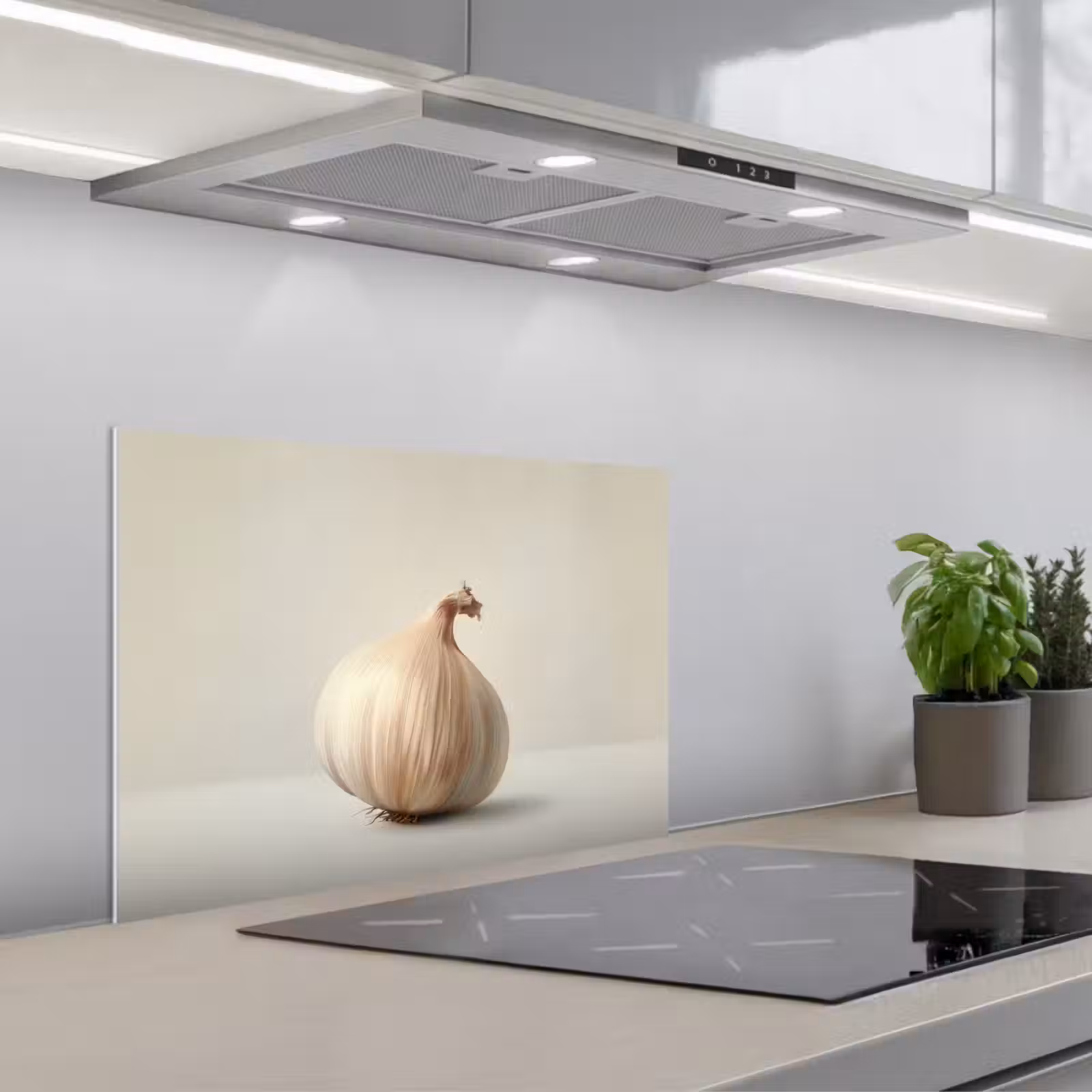 Paraschizzi cucina - Aglio - Naturale - Beige — 1
