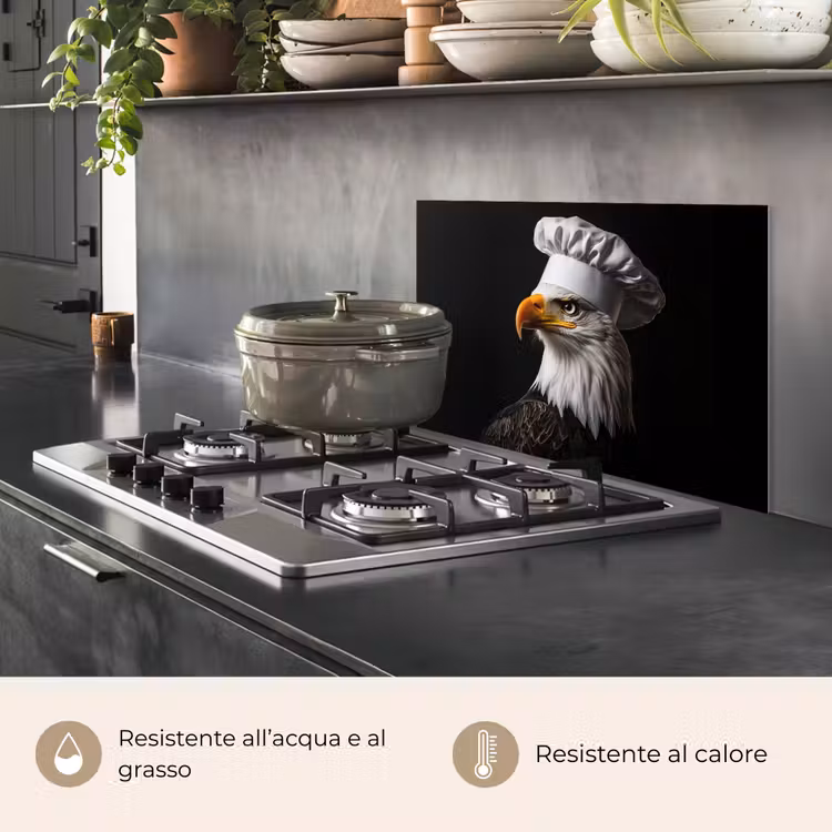 Paraschizzi cucina - Aquila - America - Cappello da cuoco - Uccello - Robusto — 2