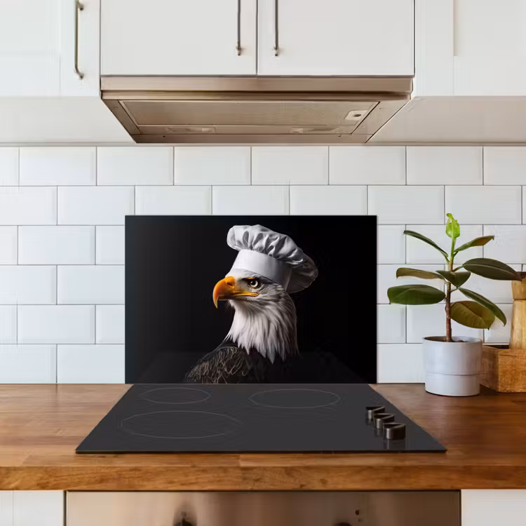 Paraschizzi cucina - Aquila - America - Cappello da cuoco - Uccello - Robusto — 3