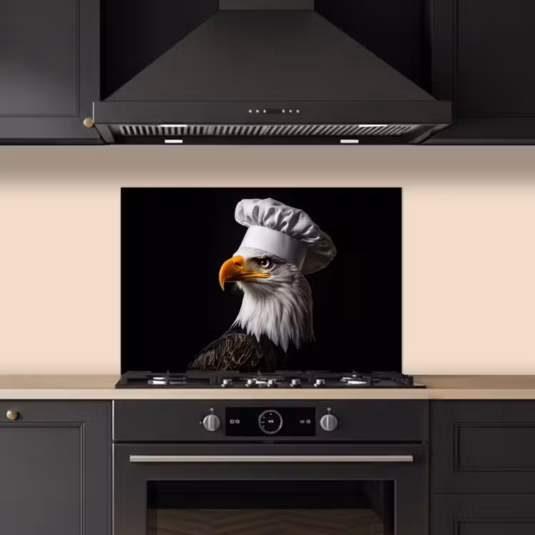 Paraschizzi cucina - Aquila - America - Cappello da cuoco - Uccello - Robusto — 5