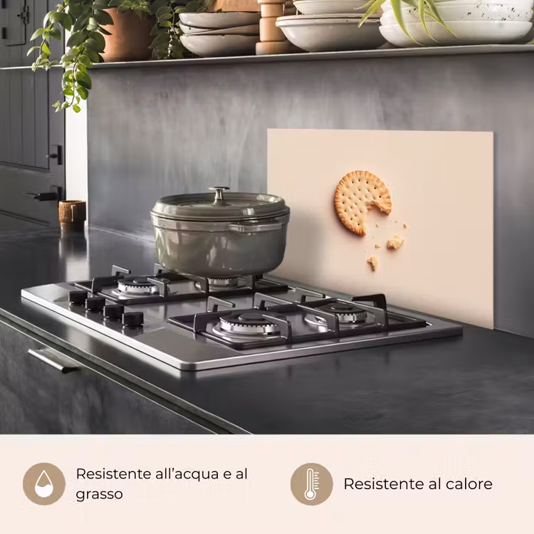 Paraschizzi cucina - Biscotto - Briciole - beige — 2