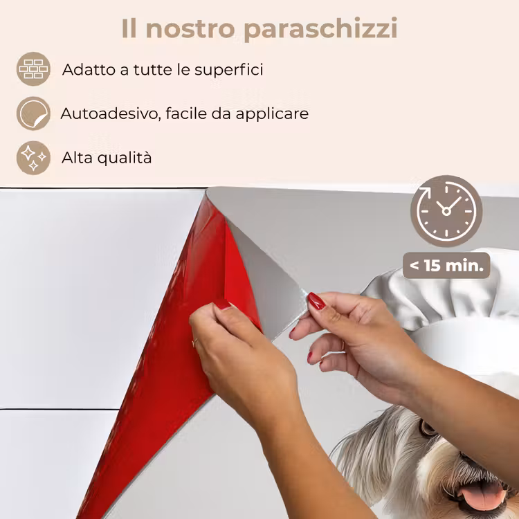 Paraschizzi cucina - Cane - Bianco - Cuoco — 4