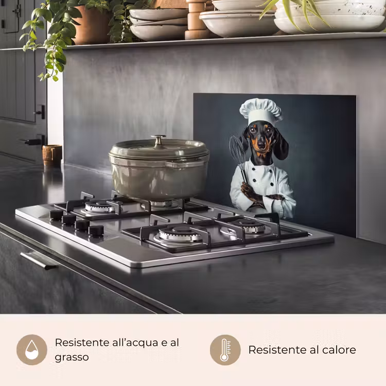 Paraschizzi cucina - Cane - Garde - Cuoco — 2