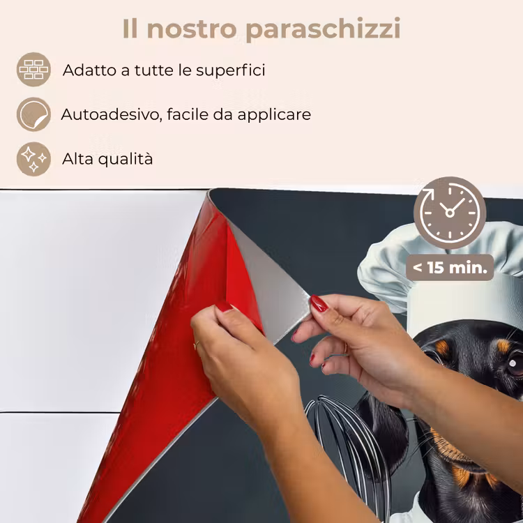 Paraschizzi cucina - Cane - Garde - Cuoco — 4