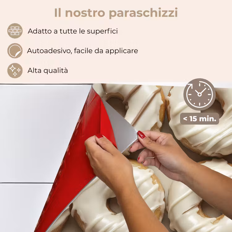 Paraschizzi cucina - Ciambelle - Cioccolato - Bianco - Beige — 4