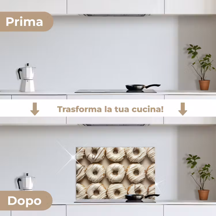 Paraschizzi cucina - Ciambelle - Cioccolato - Bianco - Beige — 7