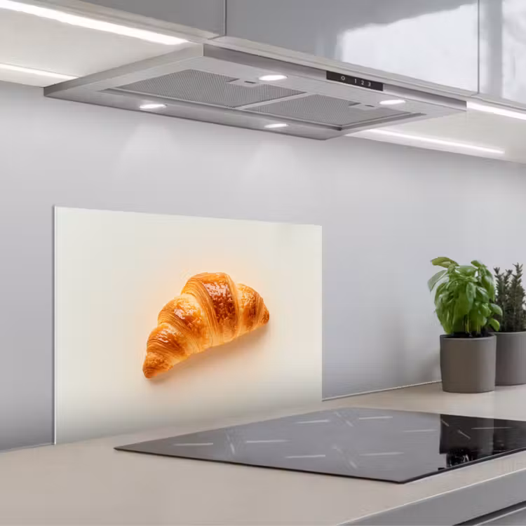 Paraschizzi cucina - Croissant - Pane - Beige — 1