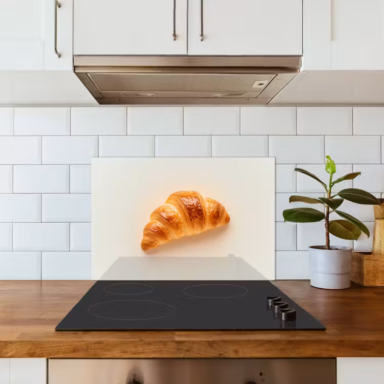 Paraschizzi cucina - Croissant - Pane - Beige — 3