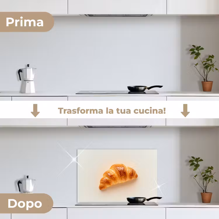 Paraschizzi cucina - Croissant - Pane - Beige — 7