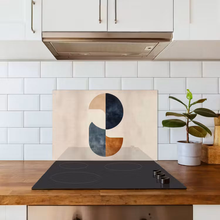 Paraschizzi cucina - Cerchi - Astratto - Colorato — 3
