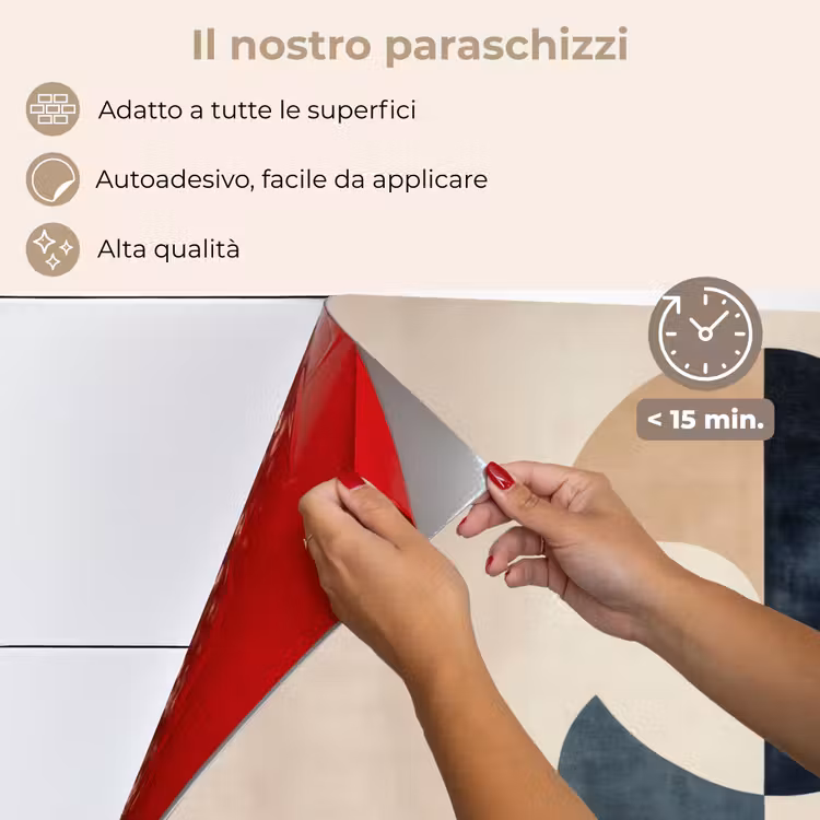 Paraschizzi cucina - Cerchi - Astratto - Colorato — 4