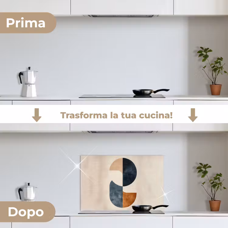 Paraschizzi cucina - Cerchi - Astratto - Colorato — 7