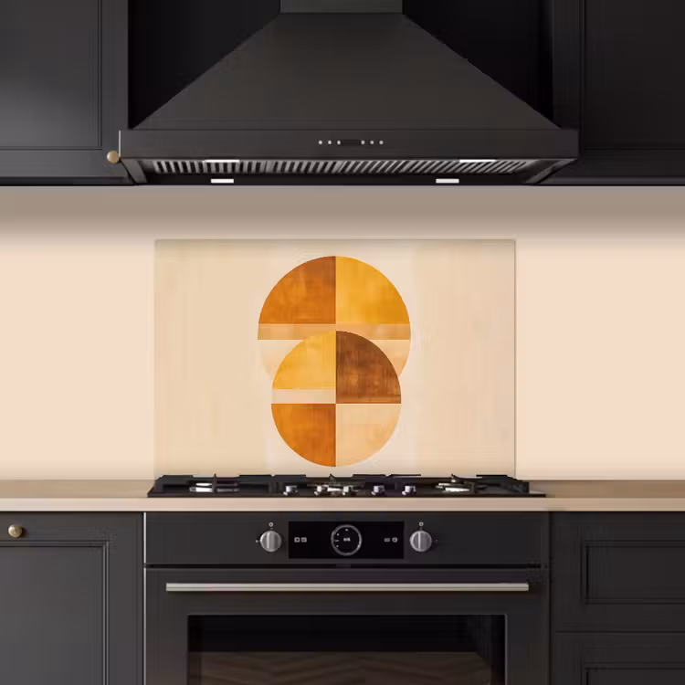 Paraschizzi cucina - Cerchi - Giallo - Minimalista — 5