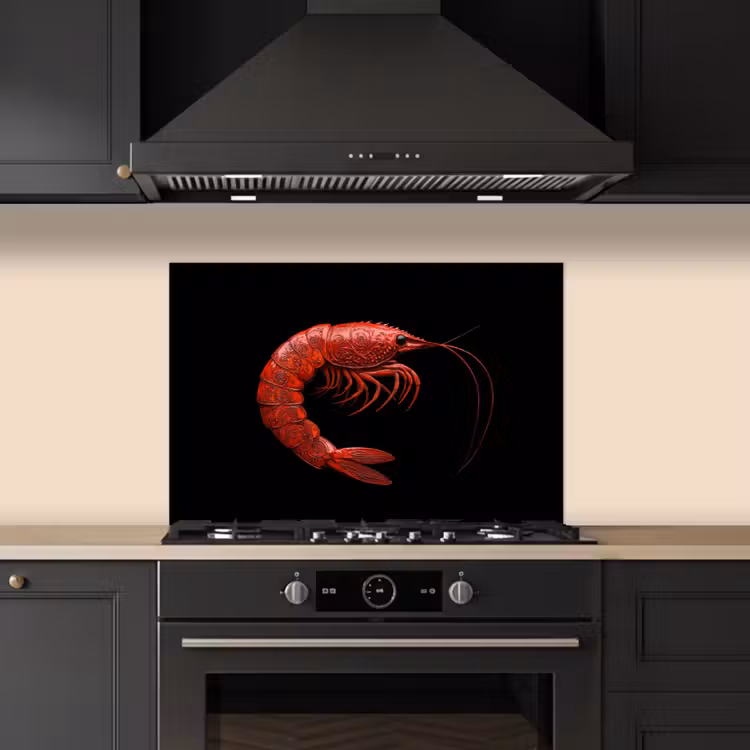 Paraschizzi cucina - Gambero - Rosso - Animali — 5