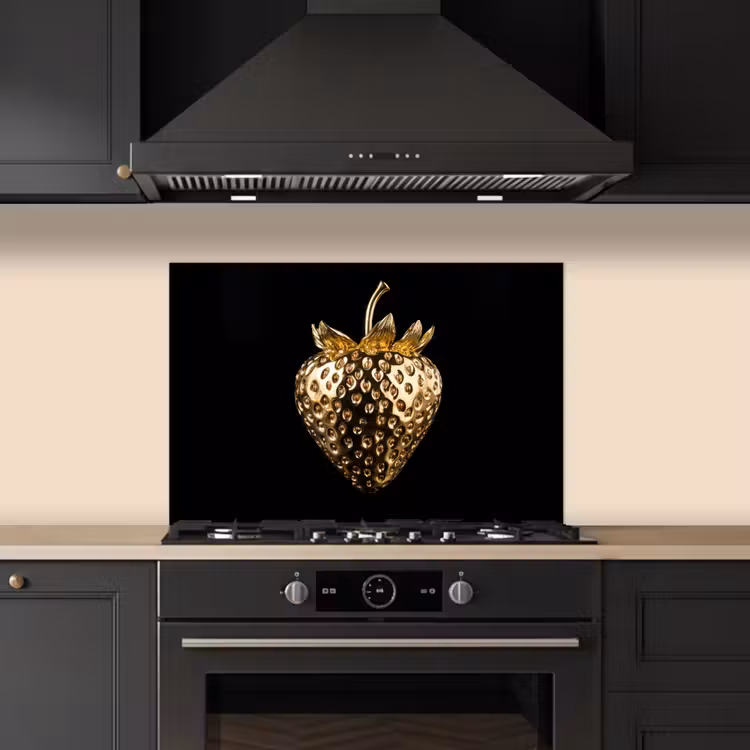 Paraschizzi cucina - Fragola - Oro - Nero - Cromo — 5