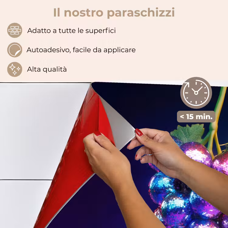 Paraschizzi cucina - Citazione - Neon - Discoteca - Uva — 4