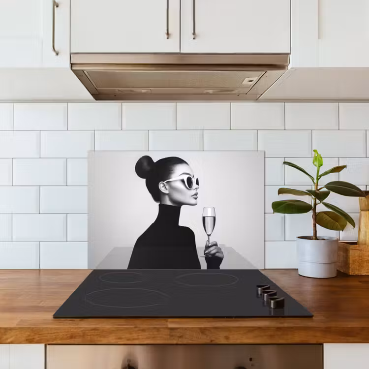 Paraschizzi cucina - Donna - Champagne - Moderno — 3