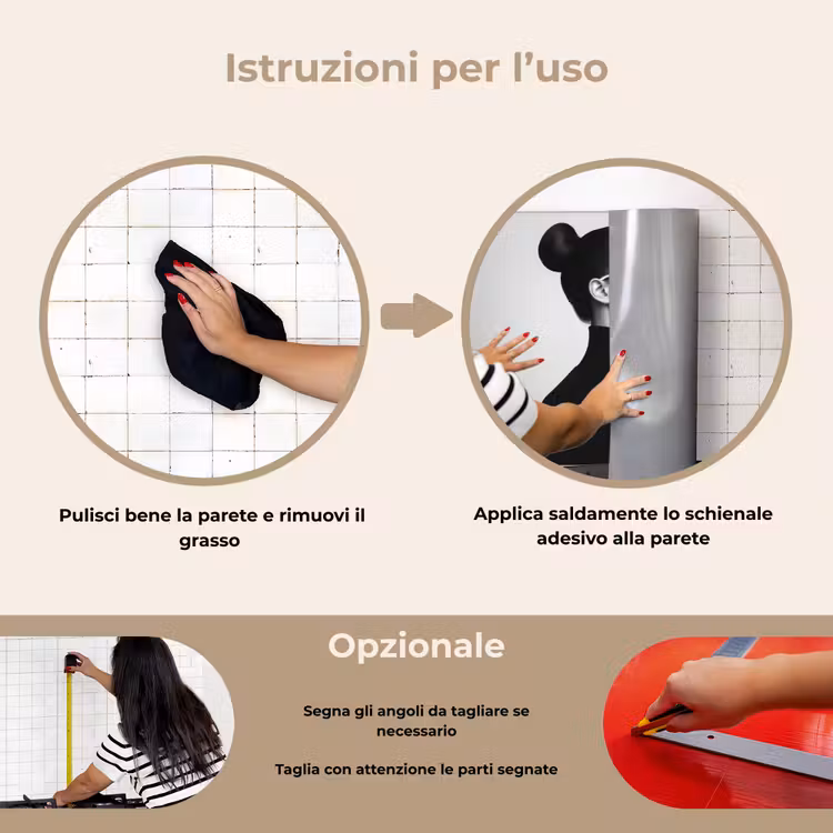 Paraschizzi cucina - Donna - Champagne - Moderno — 6