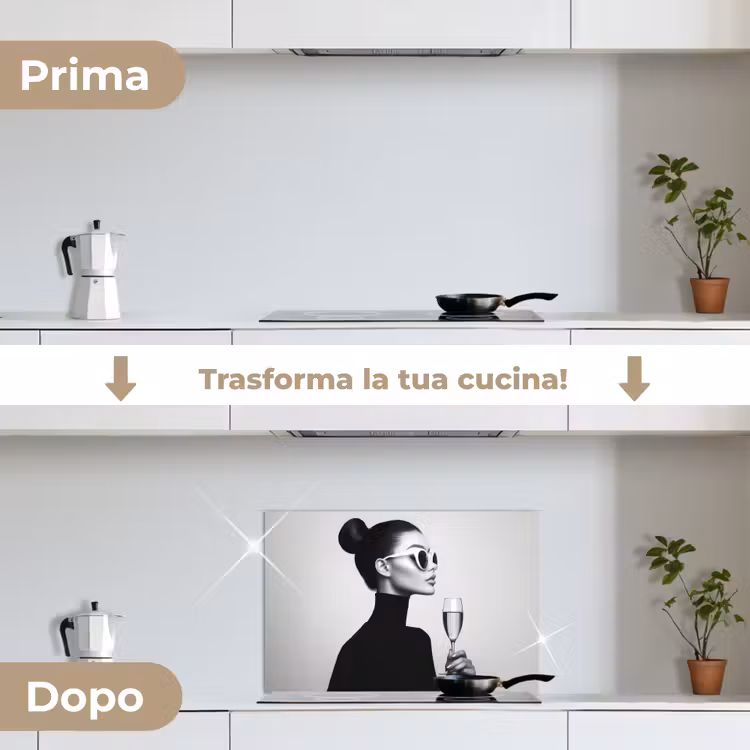 Paraschizzi cucina - Donna - Champagne - Moderno — 7
