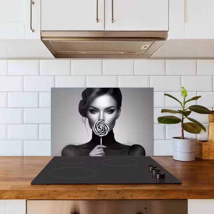 Paraschizzi cucina - Donna - Lolly - Nero — 3