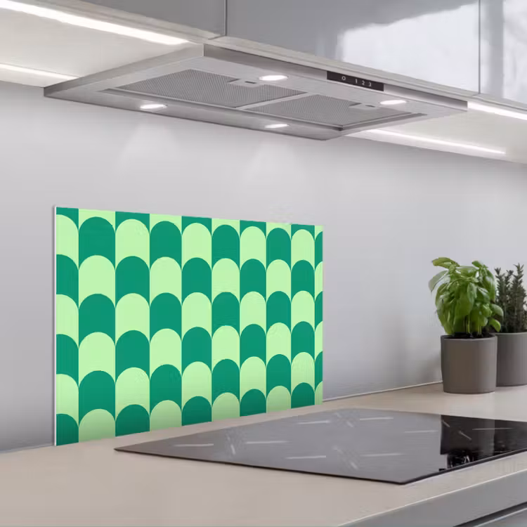 Paraschizzi cucina - Archi - Verde - Impilati — 1