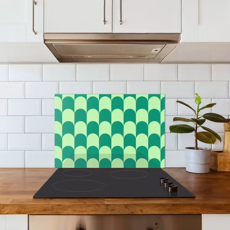 Paraschizzi cucina - Archi - Verde - Impilati — 3