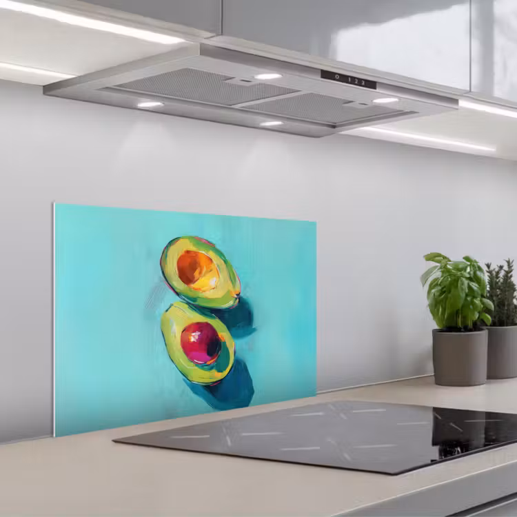 Paraschizzi cucina - Avocado - Verde - Seme - Ombra — 1