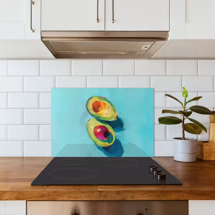 Paraschizzi cucina - Avocado - Verde - Seme - Ombra — 3
