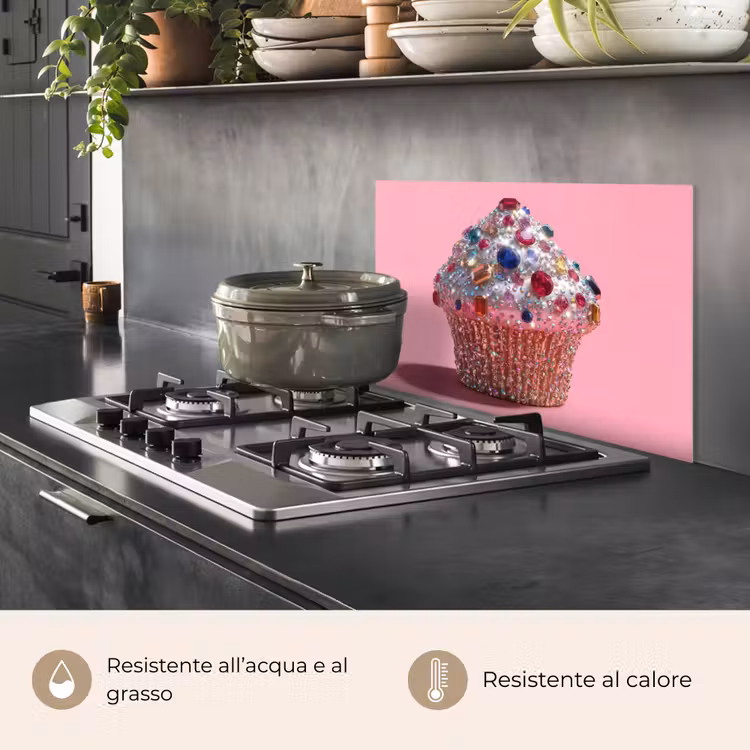 Paraschizzi cucina - Cupcake - Colorato - Gemme — 2