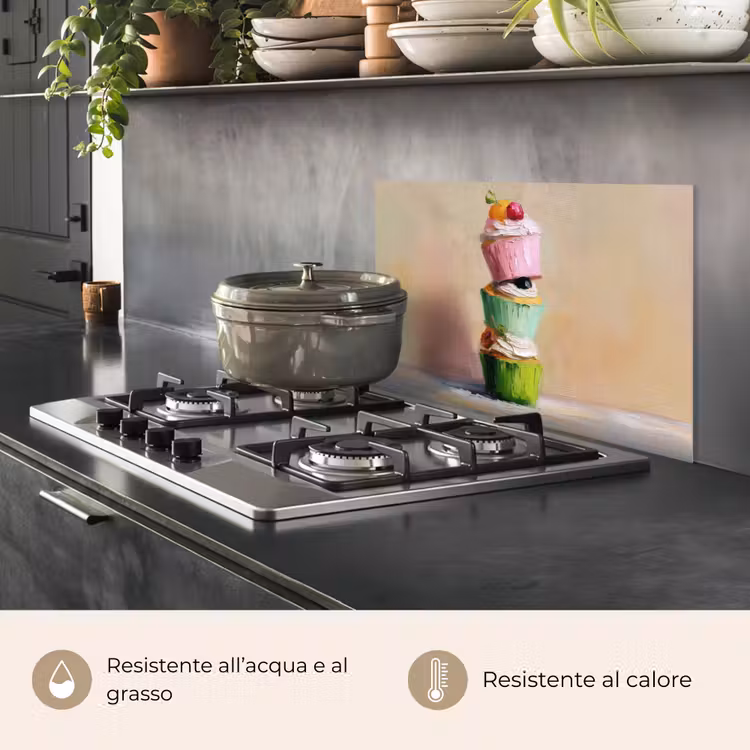 Paraschizzi cucina - Cupcake - Impilati - Colorati - Frutta — 2