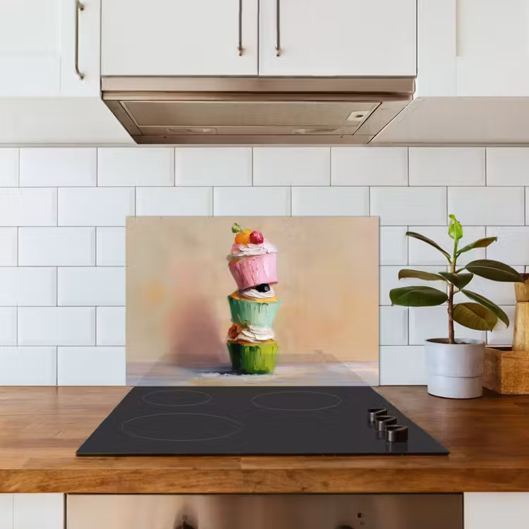 Paraschizzi cucina - Cupcake - Impilati - Colorati - Frutta — 3