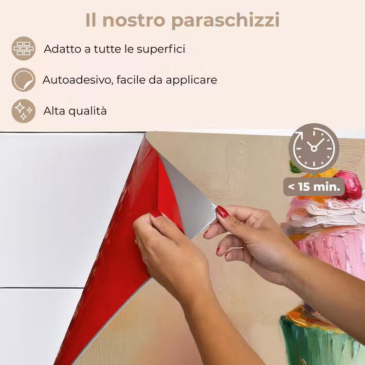 Paraschizzi cucina - Cupcake - Impilati - Colorati - Frutta — 4