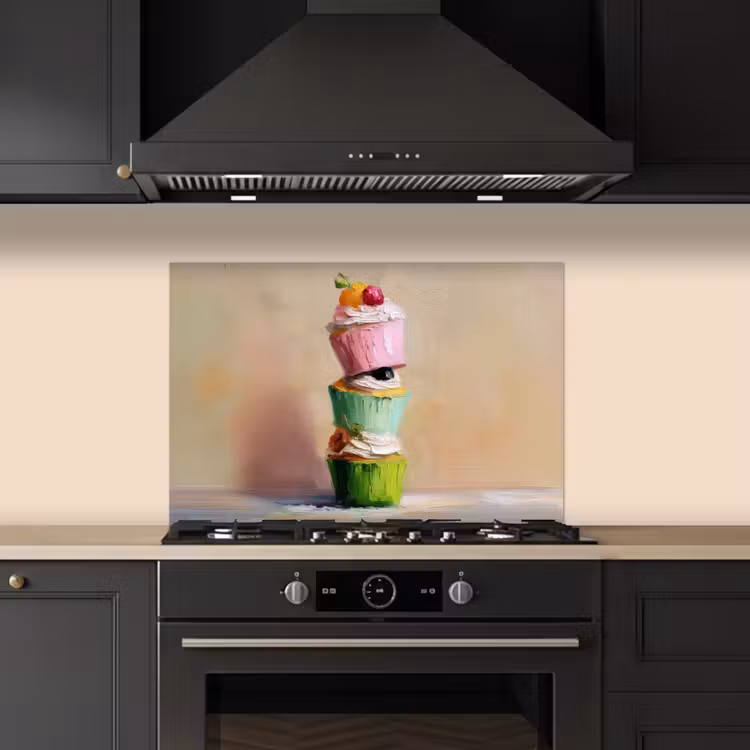 Paraschizzi cucina - Cupcake - Impilati - Colorati - Frutta — 5