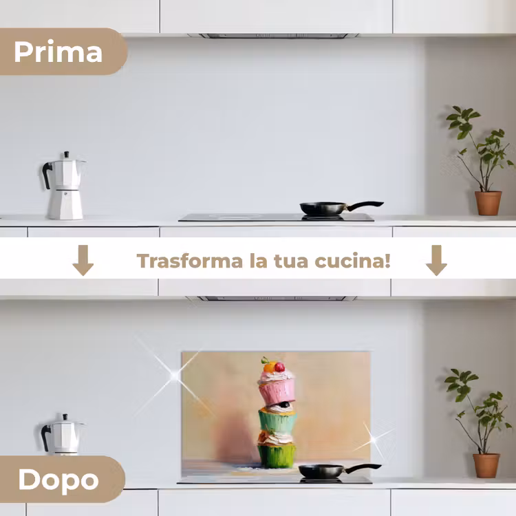 Paraschizzi cucina - Cupcake - Impilati - Colorati - Frutta — 7