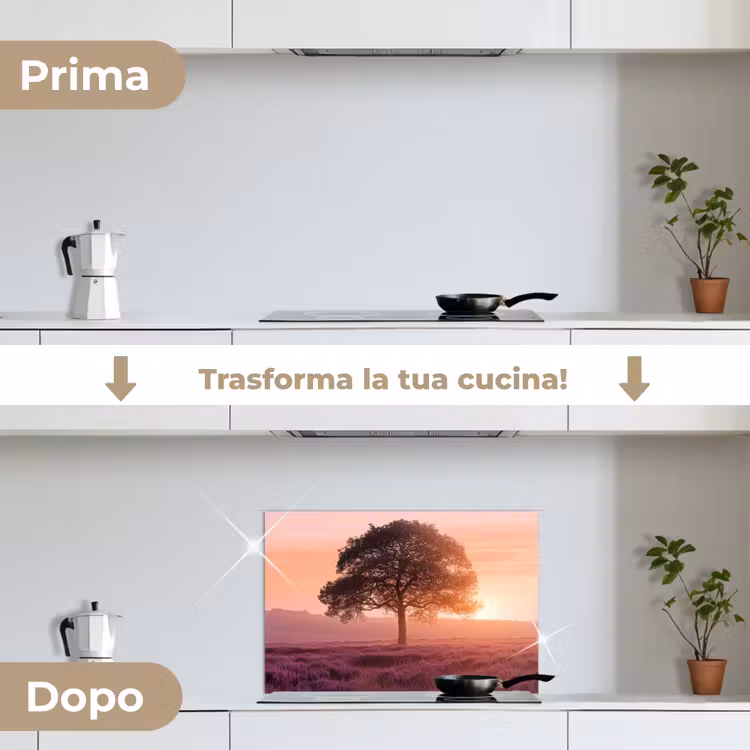 Paraschizzi cucina - Albero - Erica - Alba — 7