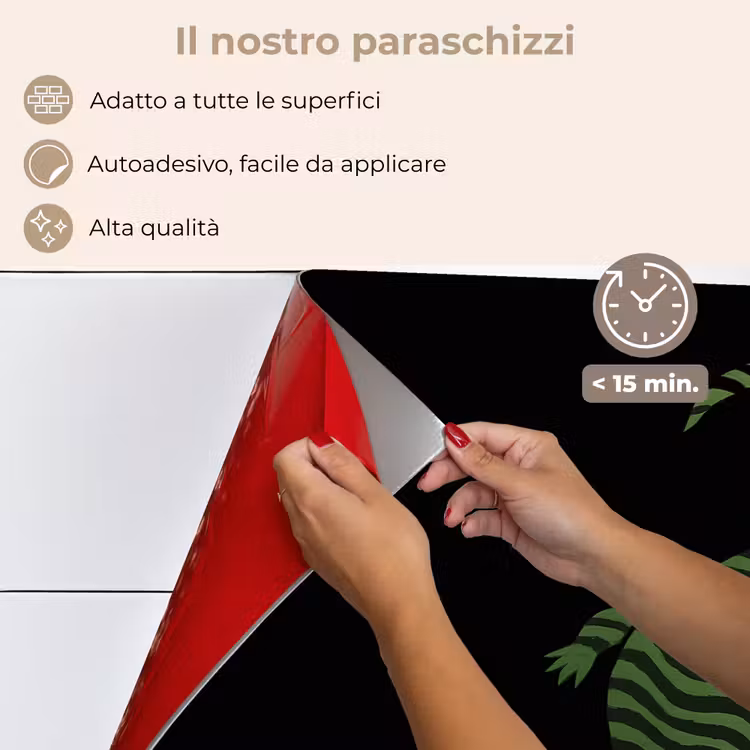 Paraschizzi cucina - Coccodrillo - Verde - Tigrato - A strisce — 4