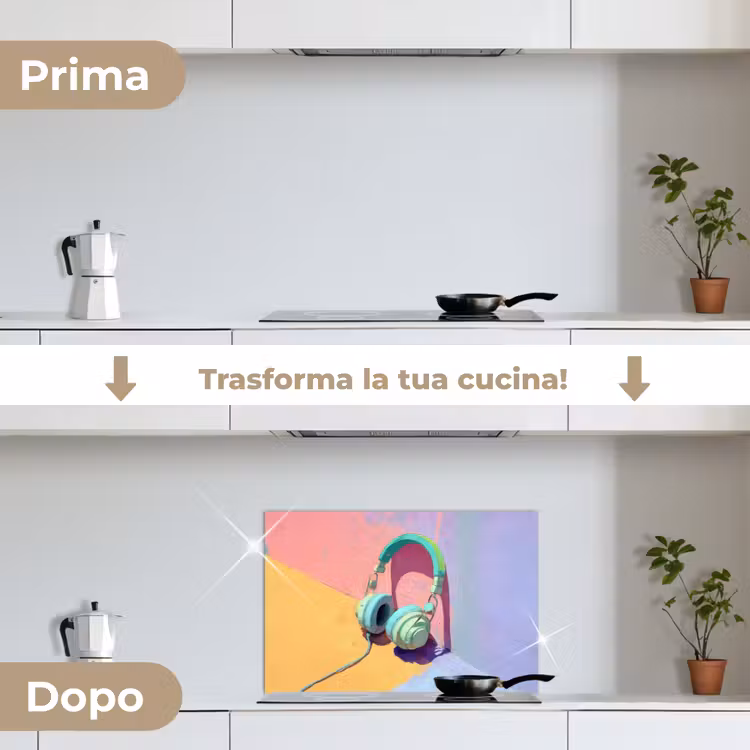 Paraschizzi cucina - Cuffie - Verde menta - Filo — 7