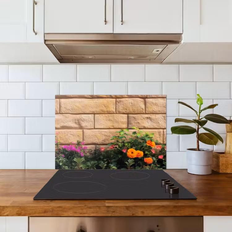 Paraschizzi cucina - Fiori - Mattoni - Colorati — 3