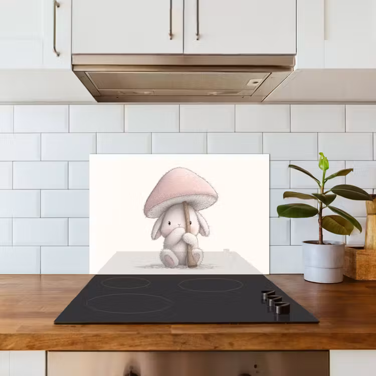 Paraschizzi cucina - Fungo - Coniglio - Rosa — 3
