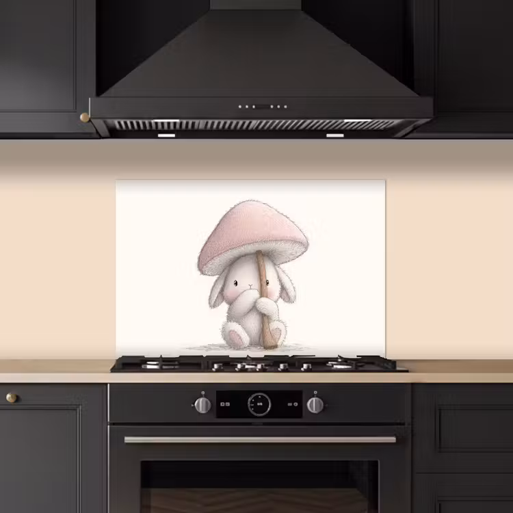 Paraschizzi cucina - Fungo - Coniglio - Rosa — 5