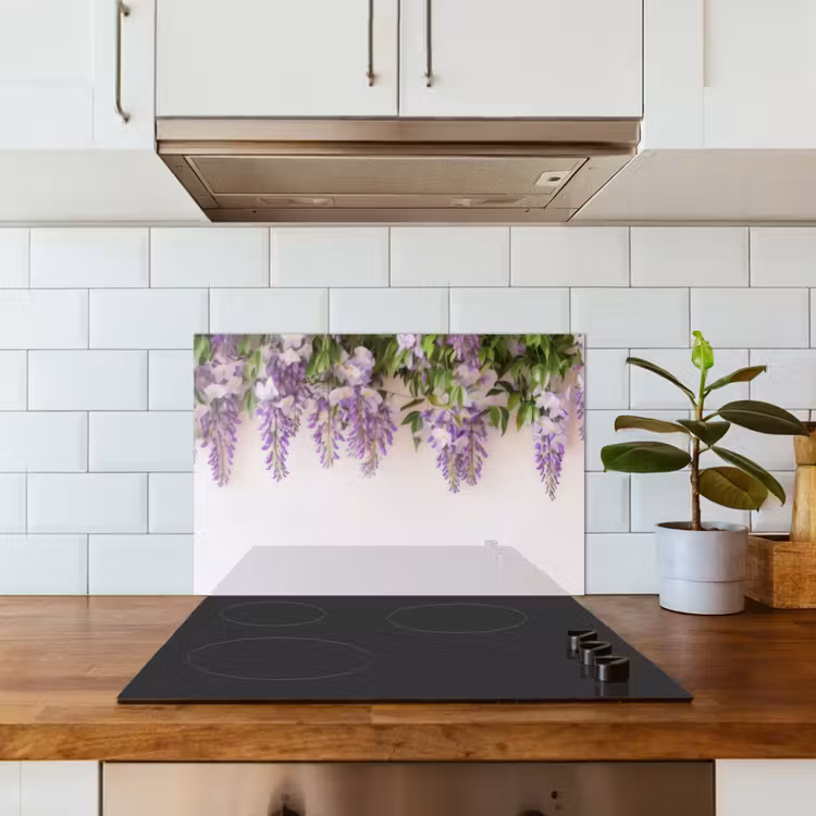 Paraschizzi cucina - Glicine - Fiori - Viola — 3